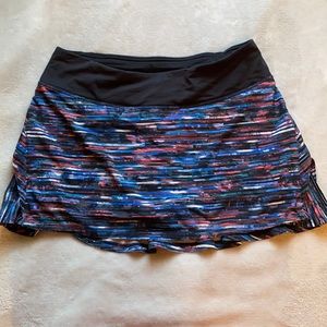 Lululemon Multicolored “run with heart” Skirt - 6